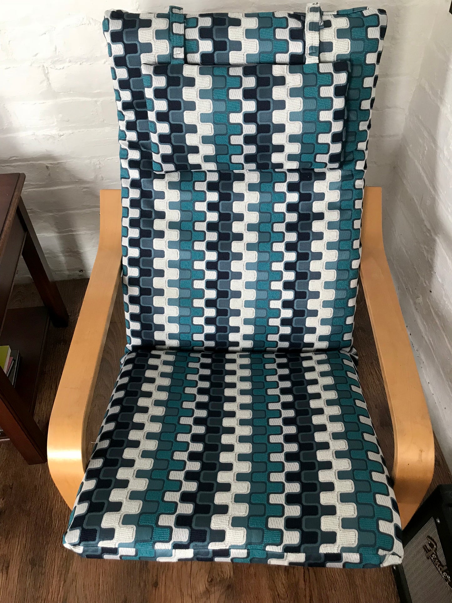 Ikea Poang chair cover. Custom, handmade in Heavy Pattern Upholstery fabric, 4 colours